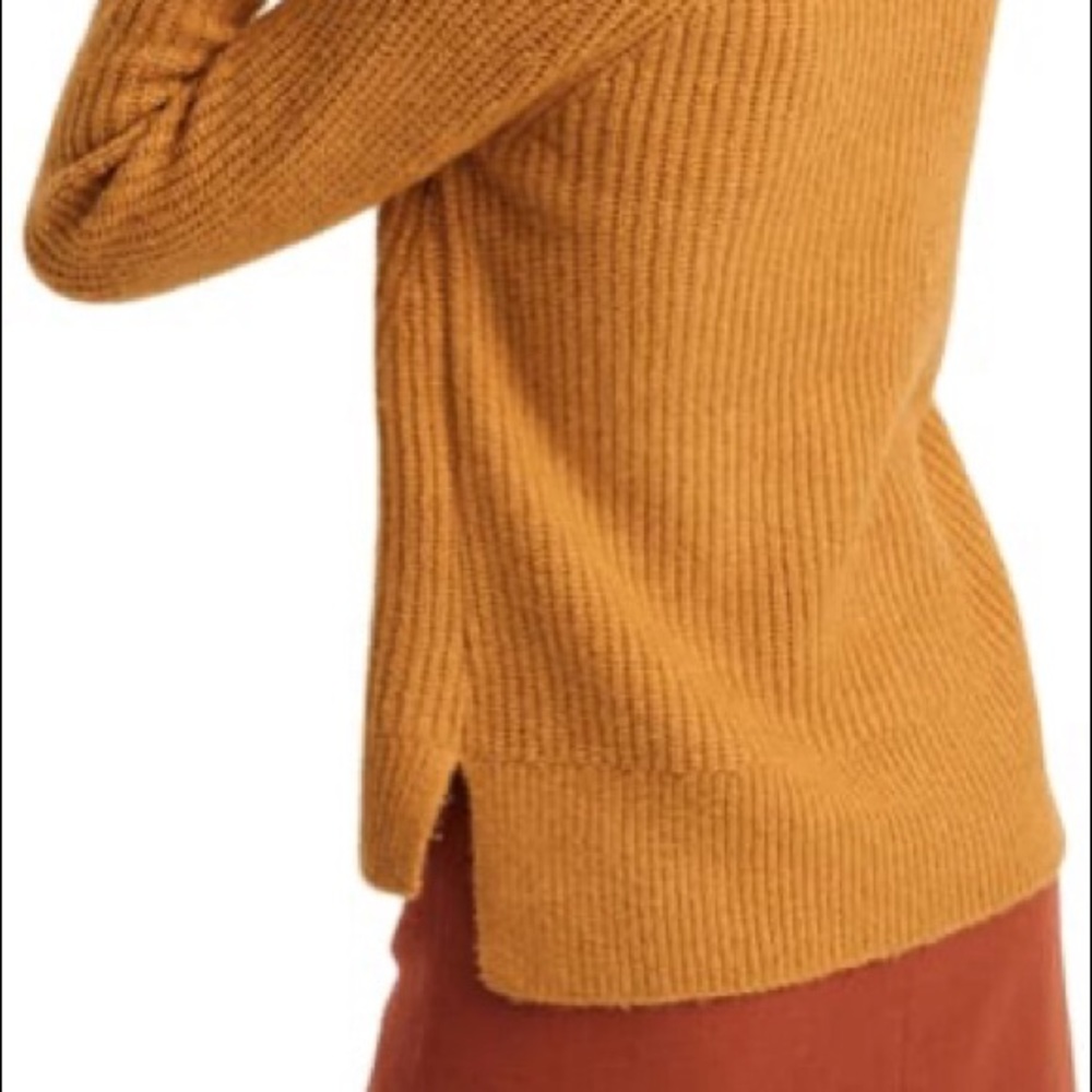 NWT! Madewell rib knit turtleneck sweater - Picture 4 of 9